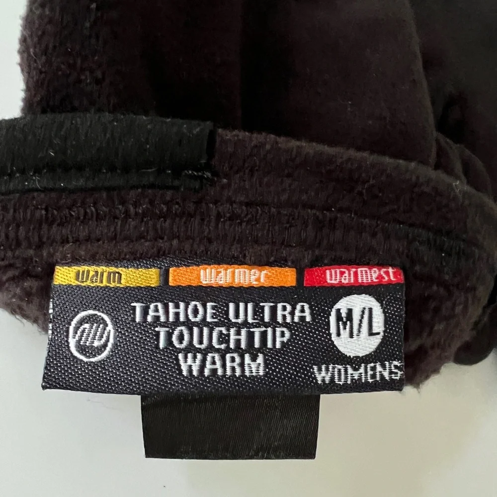 Manzella black Gloves Tahoe ULTRA TOUCHTIP WARM Touchscreen Women M L